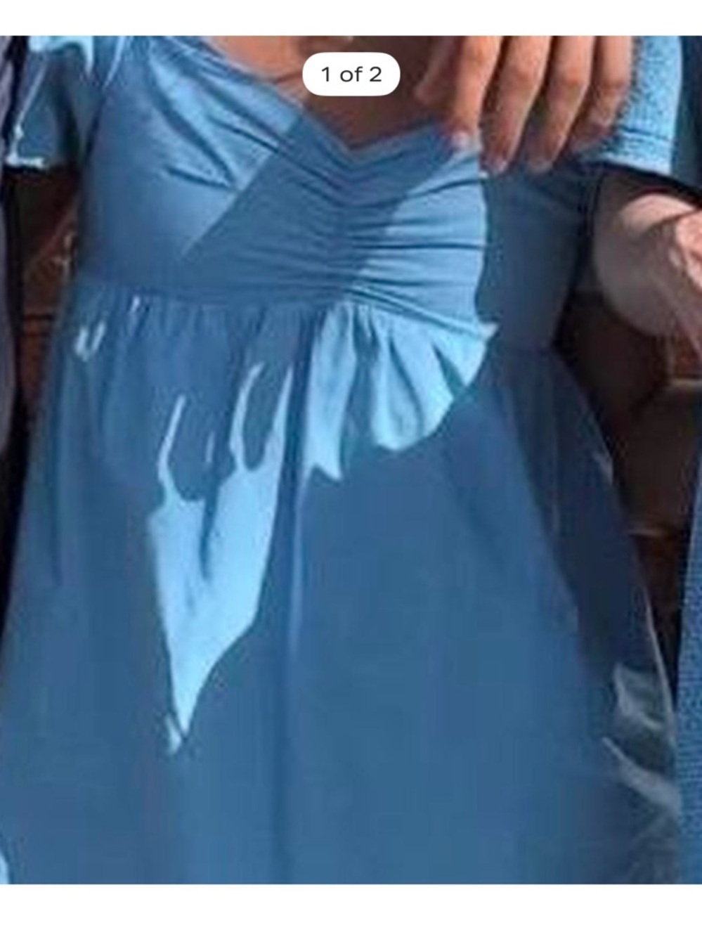 Altar'd State Light Blue Babydoll Dress